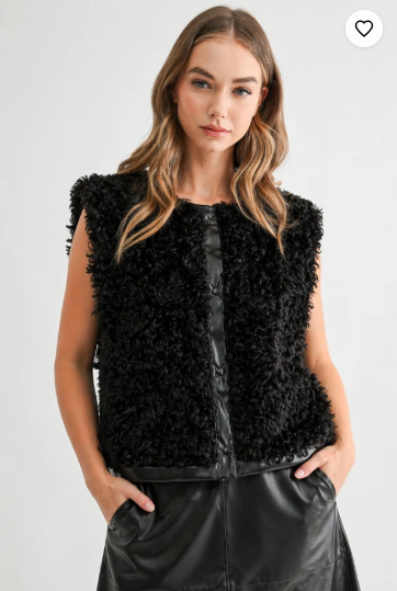 Jacquelina Fur Vest-joh 55795JK