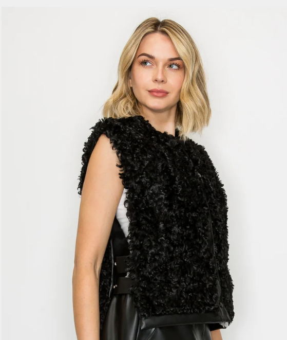 Jacquelina Fur Vest-joh 55795JK
