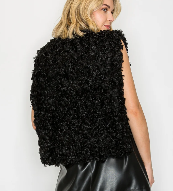 Jacquelina Fur Vest-joh 55795JK