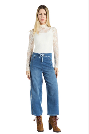 Pull on Barrel pant med wash-Tractr 93805-GBQA