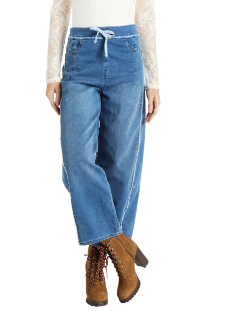 Pull on Barrel pant med wash-Tractr 93805-GBQA