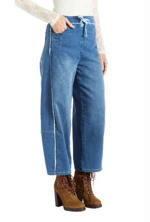 Pull on Barrel pant med wash-Tractr 93805-GBQA