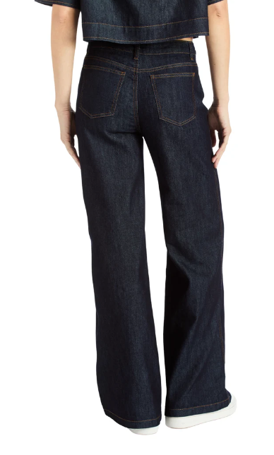 A-line wide leg jean-Tractr 93156-D1zz