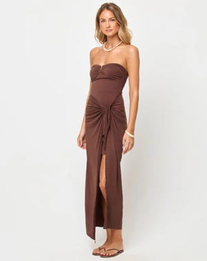 Noah Dress Espresso-Lspace APDR0073