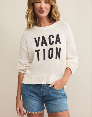 Sienna Vacation sweater sea salt-Z Supply