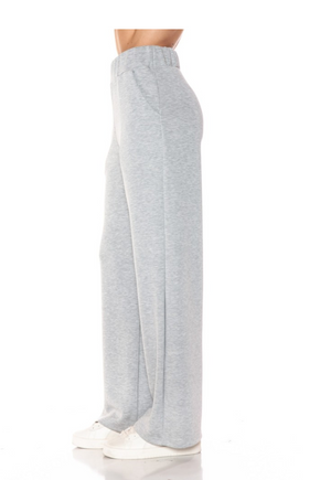 Scuba sweatpant heather grey-Ariella P607-k490