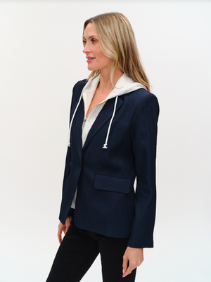 Drew blazer navy/hgrey-Six Fifty SF8899