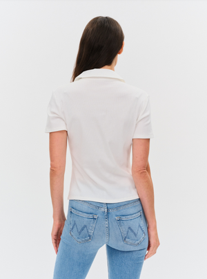 Simone ribbed polo-Six fifty SF7570