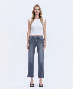 Mid-Rise Ankle Jean in Gray - Vervet