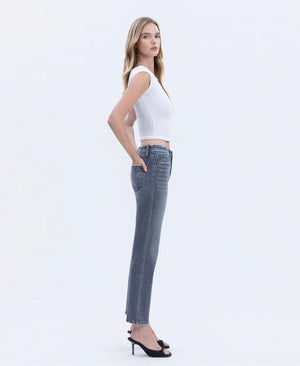 Mid-Rise Ankle Jean in Gray - Vervet