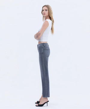 Mid-Rise Ankle Jean in Gray - Vervet