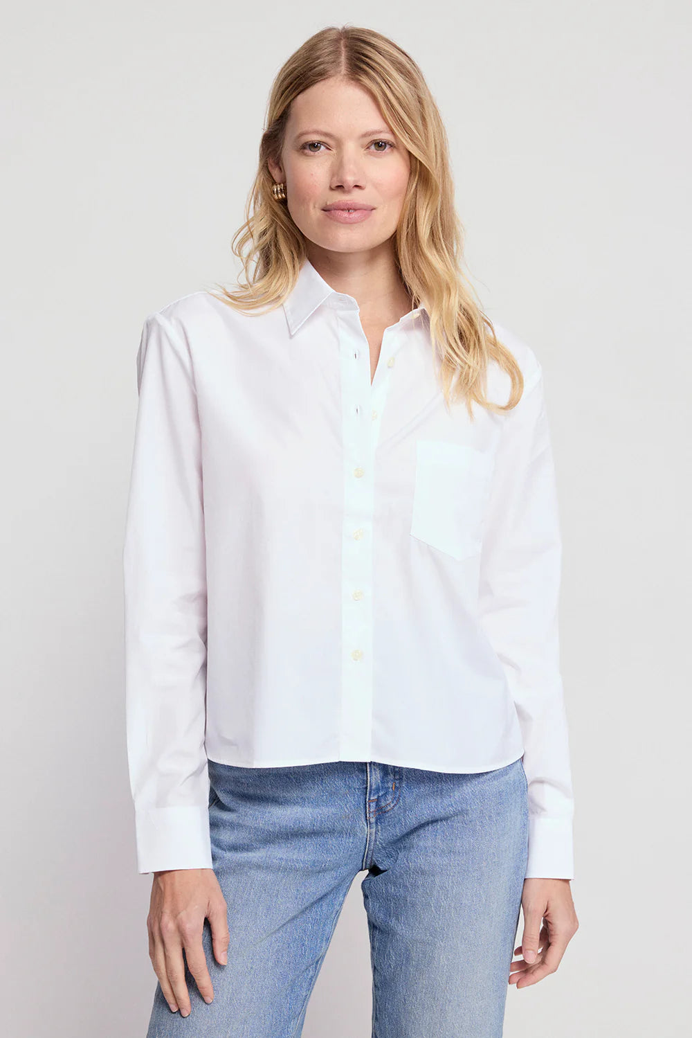 The LS Boxy crop-The Shirt