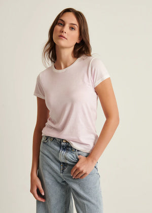 Lightweight Pima Cotton T-Shirt in Sakura - Patrick Assaraf