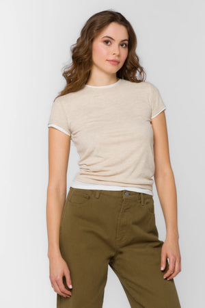 Zaira Sweater in Sandstone - Velvet Heart