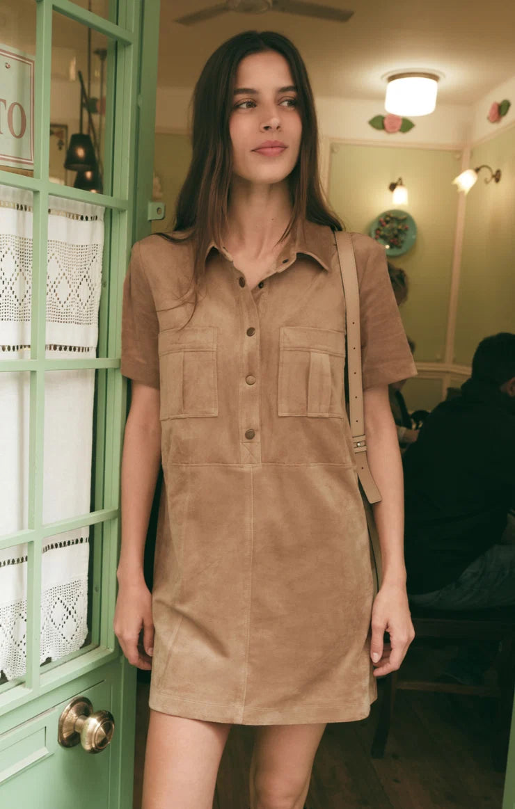 Leone suede mini dress-ZSupply ZD263350