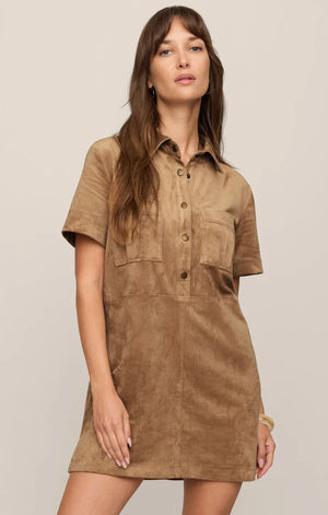 Leone suede mini dress-ZSupply ZD263350