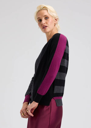 Split Sweater in Charcoal - Zaket & Plover