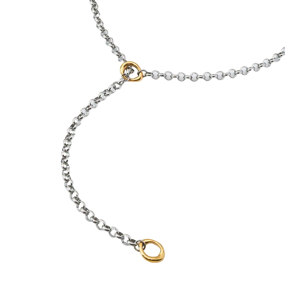 2 tone Axis Necklace -Deep South Originals