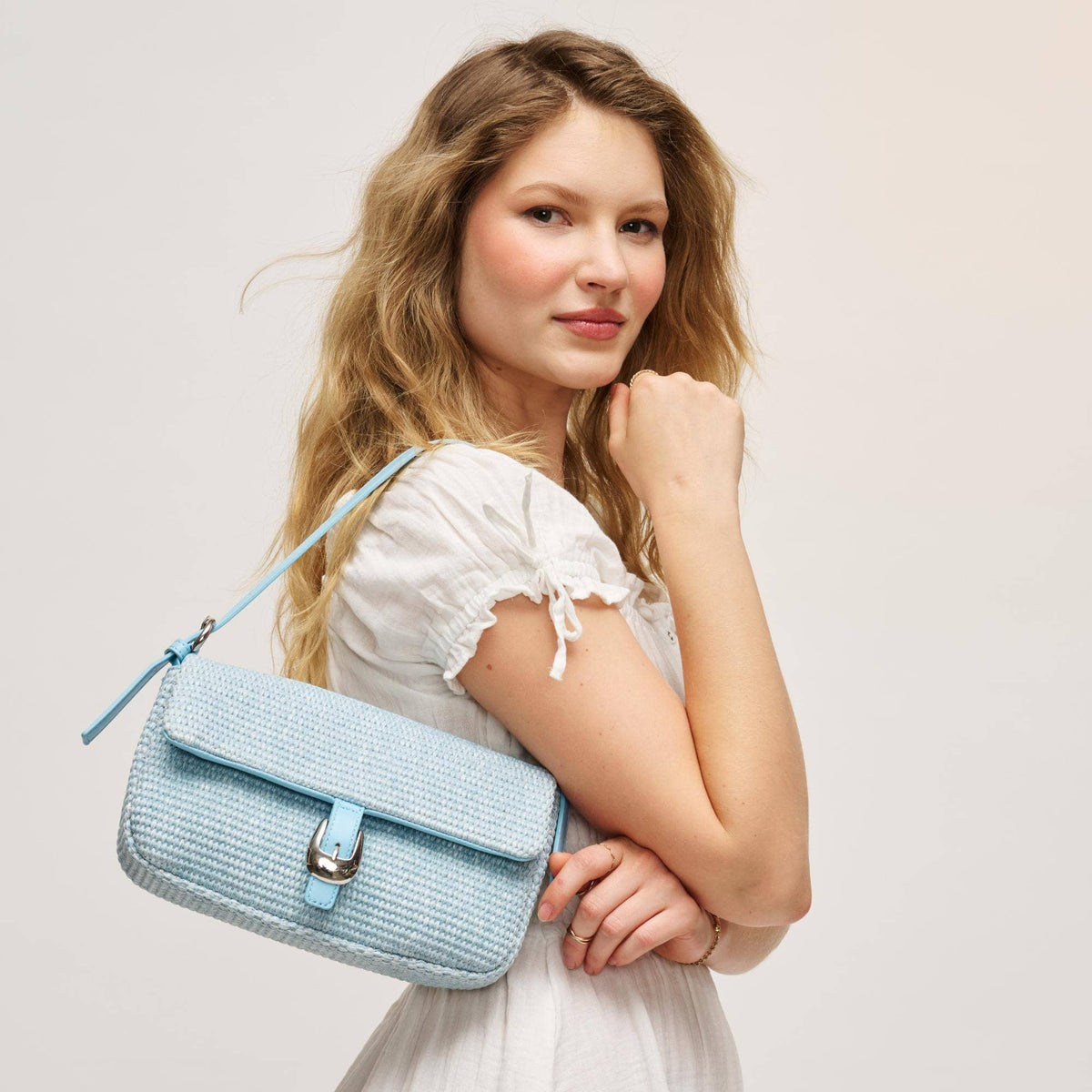 Gloria - Straw Crossbody-Urban Expressions