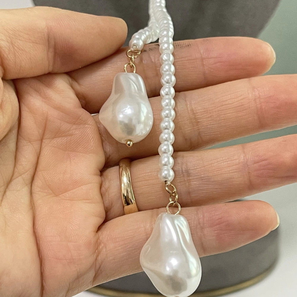 Wrap Pearl Lariat Necklace –Deep South Originals