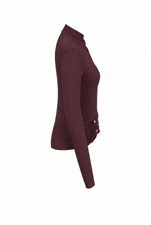 Asymmetric Gold Trim Top-RIVIR -Tl201