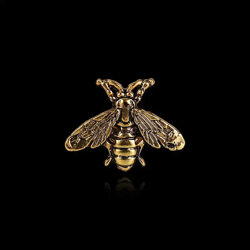 Retro Golden Bee Brooch -Magnifique Hearts