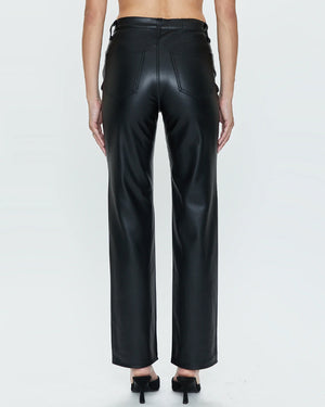 Pistola Black Faux Leather Cassie Jean