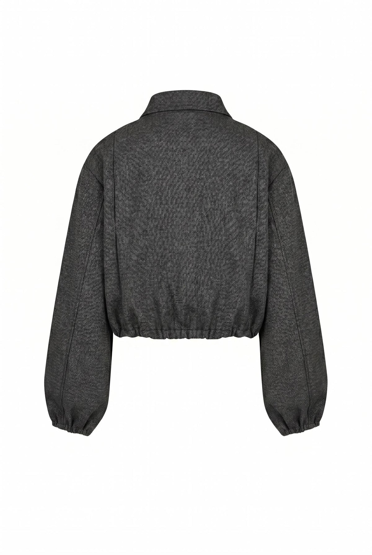 Draped Twill Jacket-RIVIR JI080