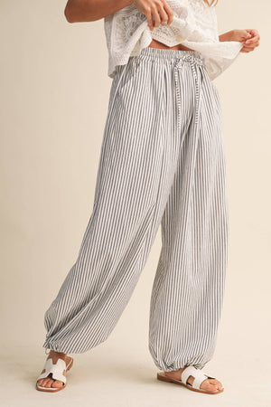 Striped Balloon Pant-Klesis  IP1494