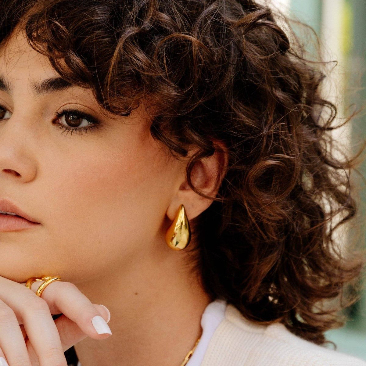 Elia Raindrop Earring-Sahira