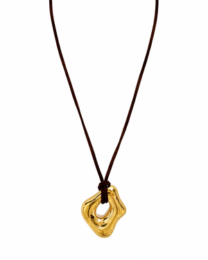 Sage Cord Necklace-Sahira