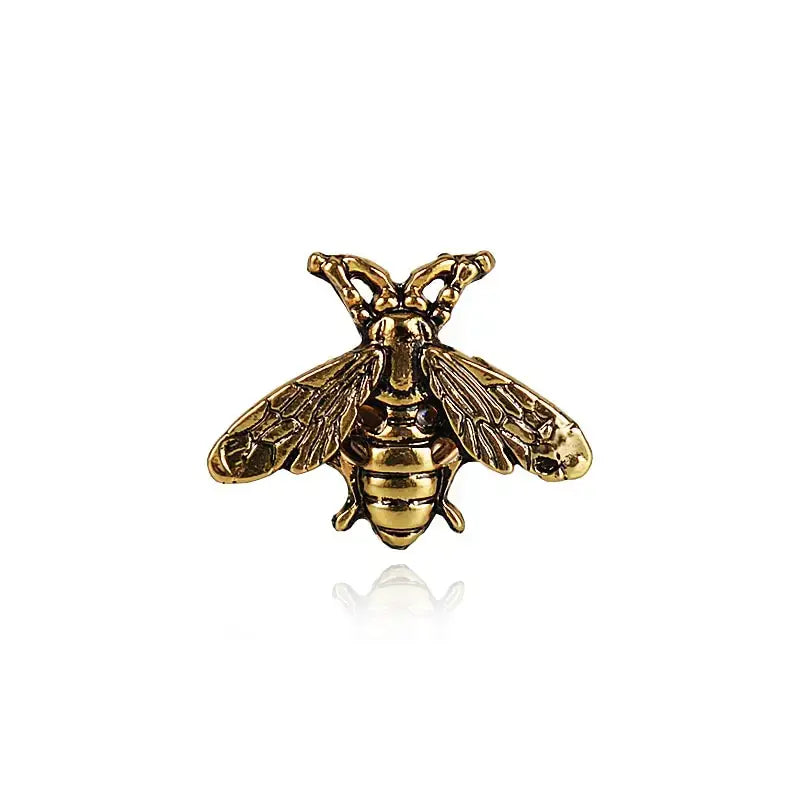 Retro Golden Bee Brooch -Magnifique Hearts