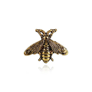Retro Golden Bee Brooch -Magnifique Hearts