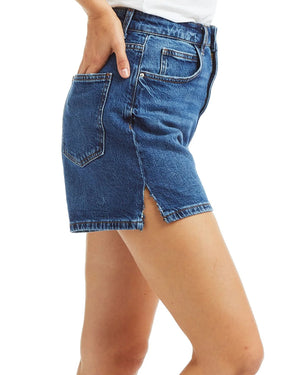 Tractr High Rise Mom Short