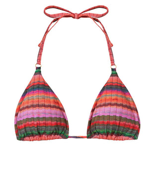 PQ Swim Jetty Stripe Triangle Top
