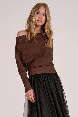 Off the Shoulder Sweater - Elan