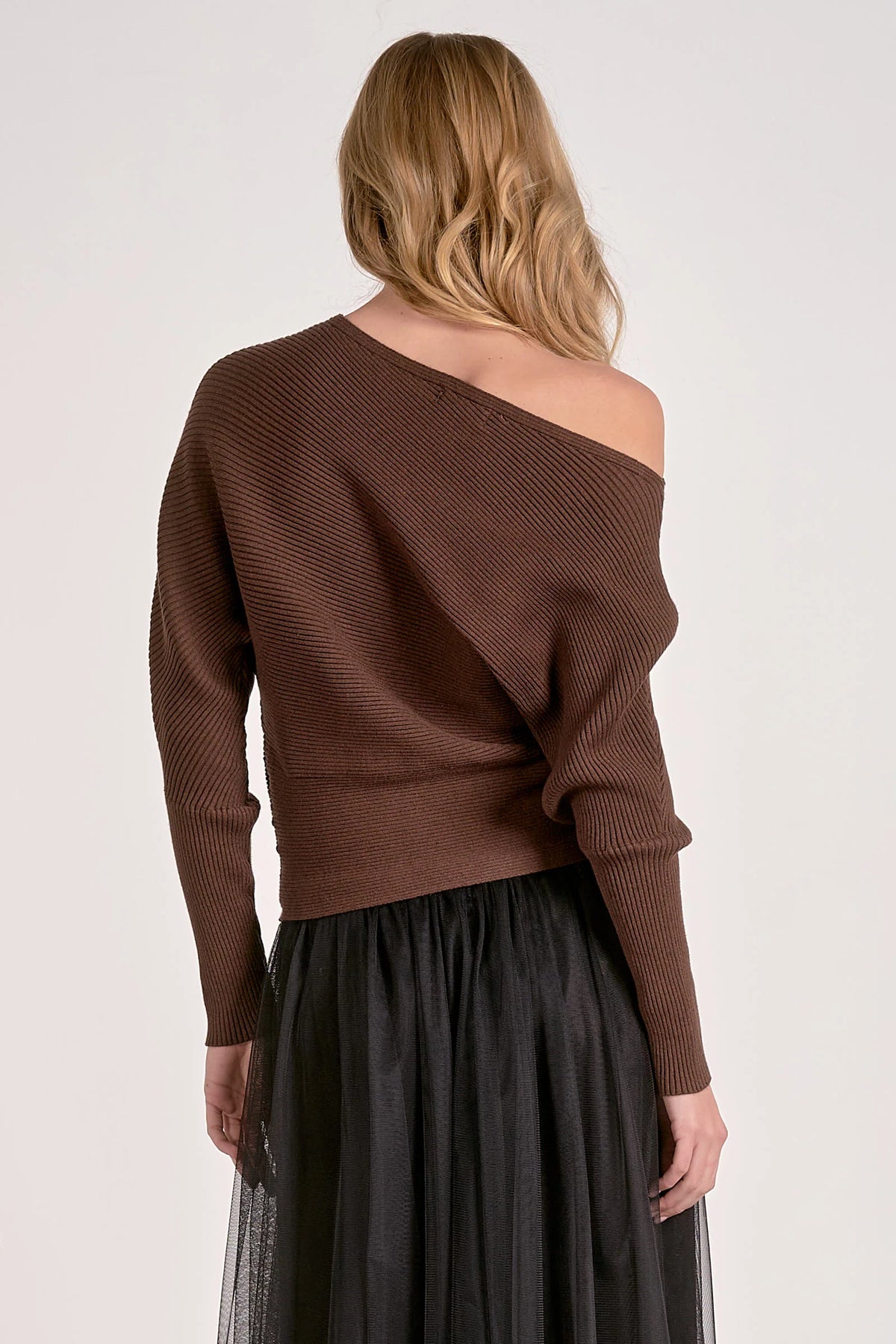 Off the Shoulder Sweater - Elan