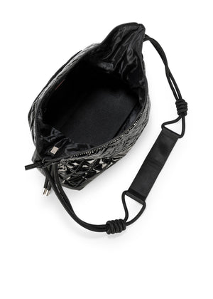 Stacey Noir Convertible Shoulder Bag - Haute Shore alt view 4