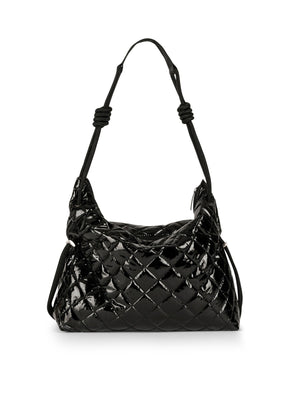 Stacey Noir Convertible Shoulder Bag - Haute Shore alt view 5