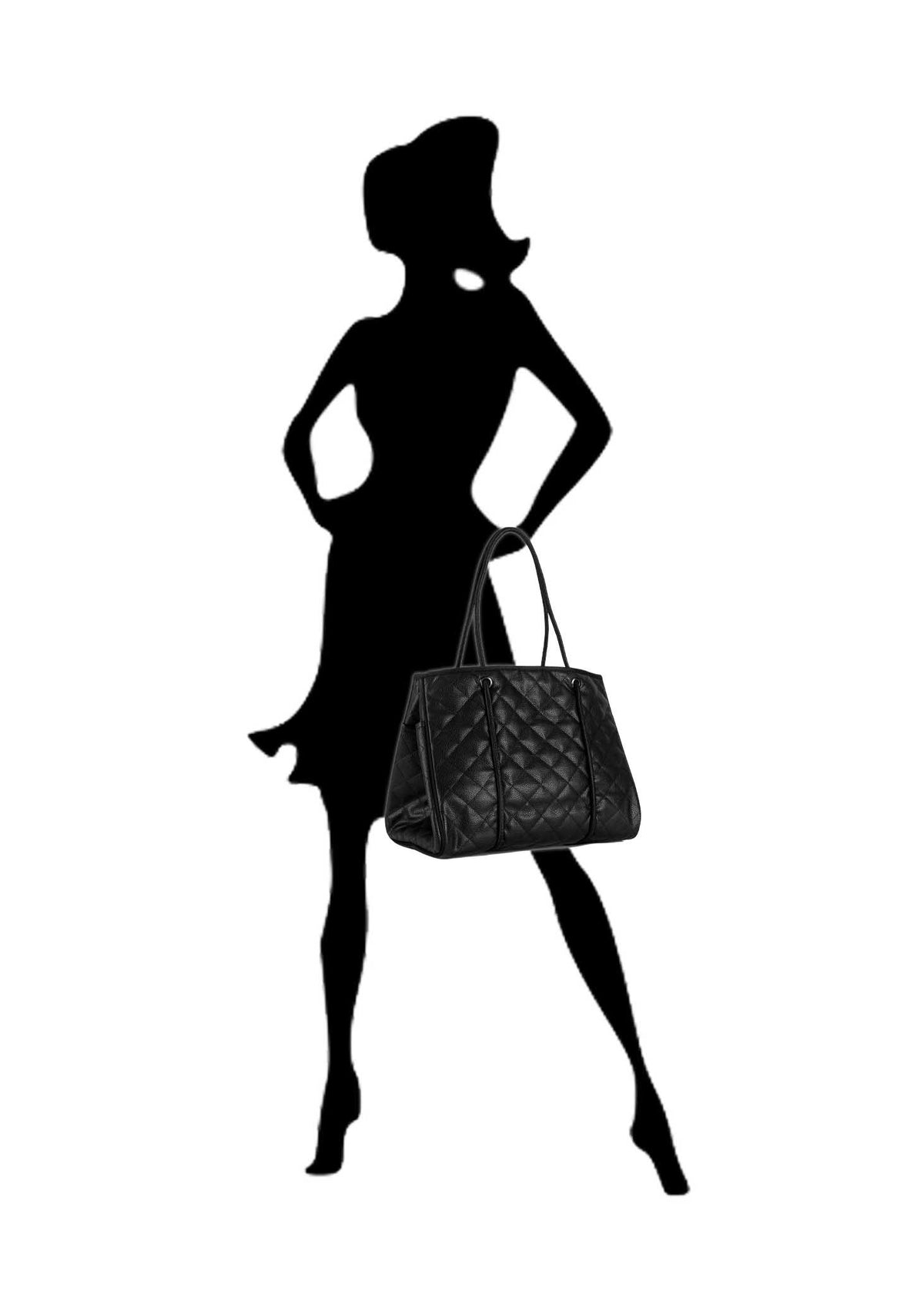Greyson Solo Pebbled Vegan Leather Tote - Haute Shore alt view 2