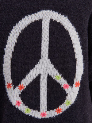 Lofty Peace Cardi in Navy - Zaket & Plover