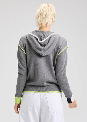 Threaded Hoodie in Cloud - Zaket & Plover