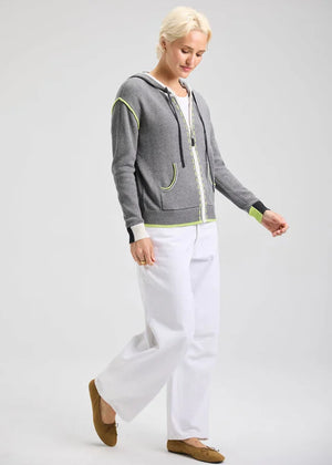 Threaded Hoodie in Cloud - Zaket & Plover