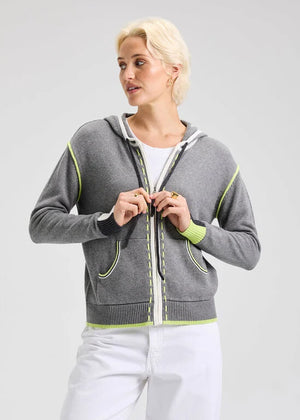 Threaded Hoodie in Cloud - Zaket & Plover