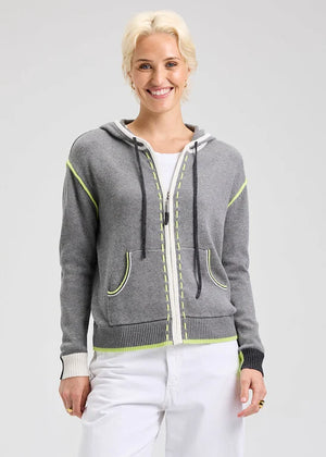 Threaded Hoodie in Cloud - Zaket & Plover