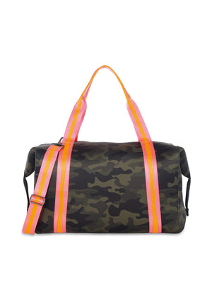 Haute Shore - Trip Weekender Bag (Morgan, Green Camo w/Orange & Pink Straps) alt view 6