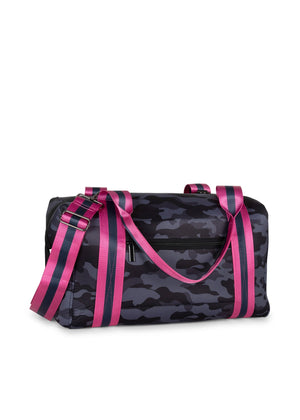 Haute Shore - Morgan Epic Weekender Bag (Navy Camo w/Pink & Navy Stripes) alt view 3
