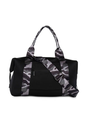Haute Shore - Morgan Noir Weekender Bag (Black w/Grey Camo Stripes) alt view 2