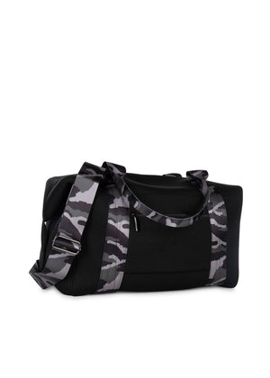 Haute Shore - Morgan Noir Weekender Bag (Black w/Grey Camo Stripes) alt view 3