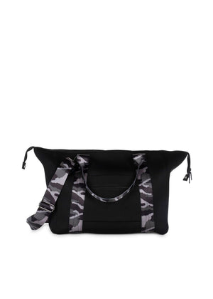Haute Shore - Morgan Noir Weekender Bag (Black w/Grey Camo Stripes) alt view 4